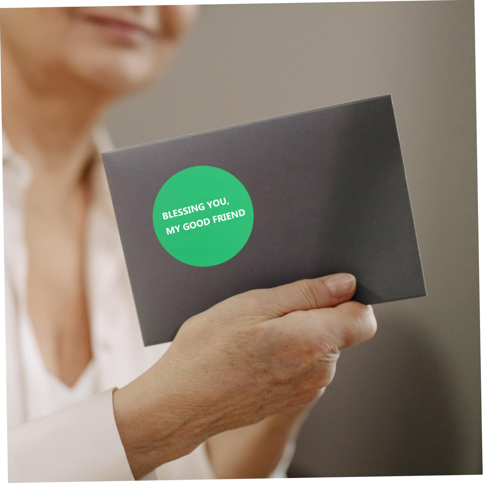 5rouleaux Étiquettes Autocollantes Rondes à Imprimer Labels Thermiques Adhésifs Pour Organisation Et Stockage Étiquettes Blanches Pour Écriture Et Impression