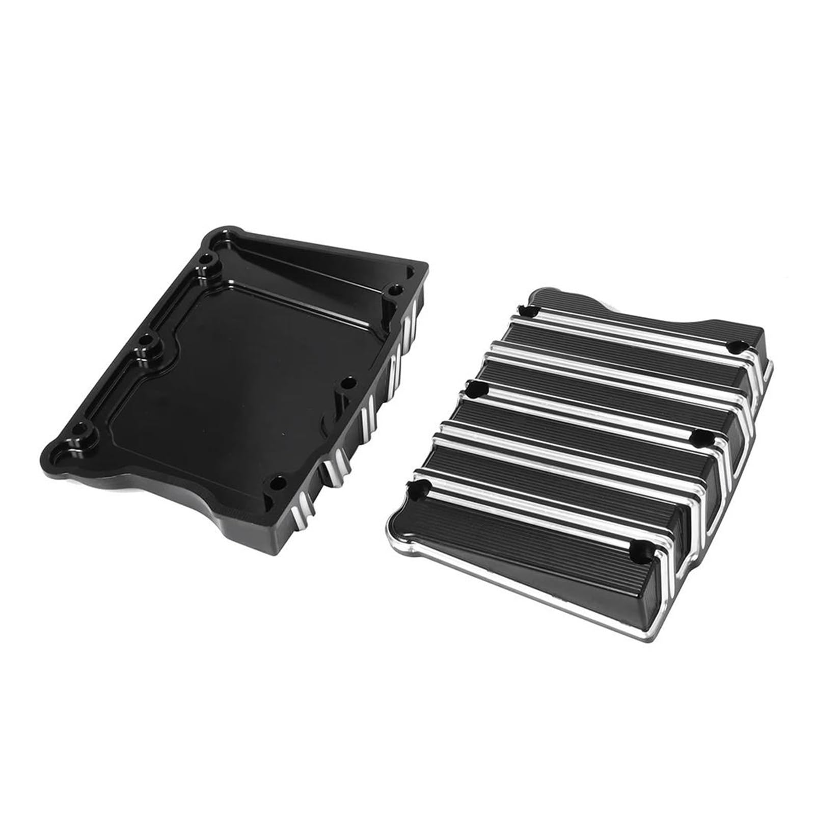 Ventildeckel (Rocker Box Cover) Aus Aluminium Für Touring, Road King Classic, Electra Glide, Twin Cam, Dyna, Fat Bob, Softail(Black)