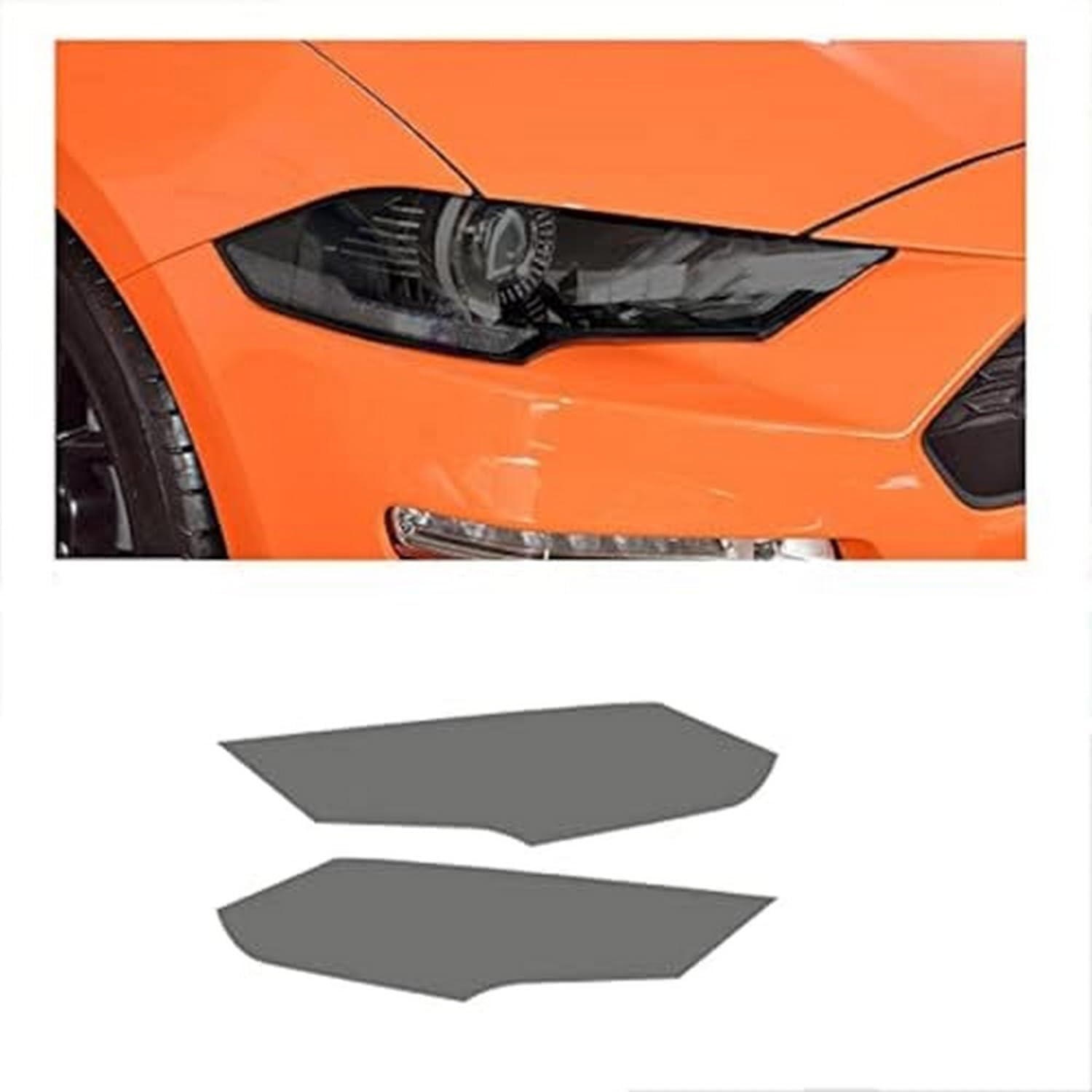 SamLng Car Front Light Film for BMW X6 G06 2020 2021 Car Headlight Protective Film Front Light Transparent Blackened TPU Sticker Car Headlight Protective Film