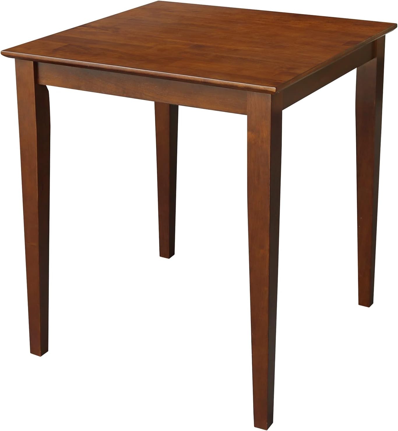(Only table)International Concepts Shaker Leg Table, Espresso Espresso 30 in x 30 in