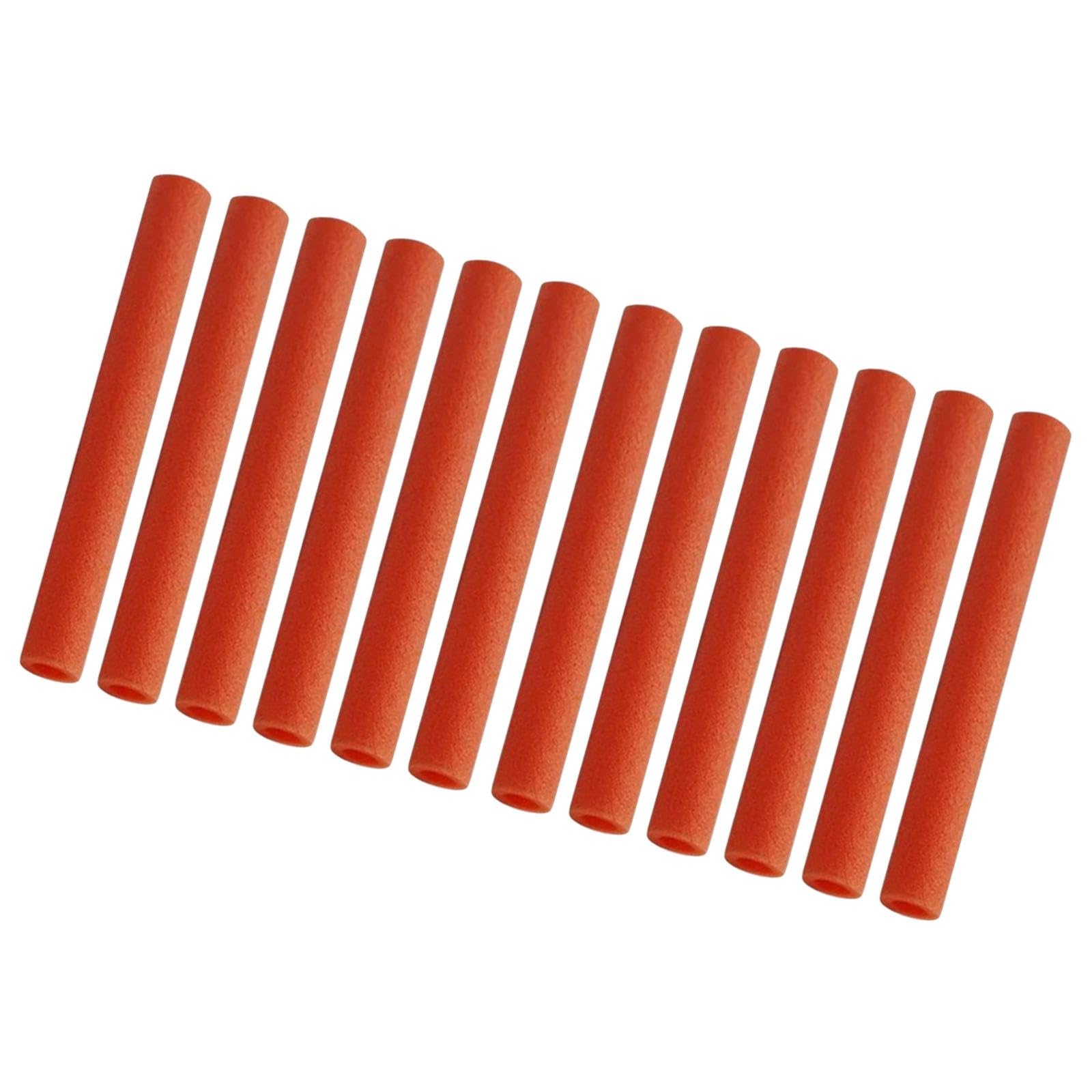 QSTDGVPW 12x Trampoline Pole Foam Sleeves Protective Covers Protection Trampoline Poles Covers, Orange