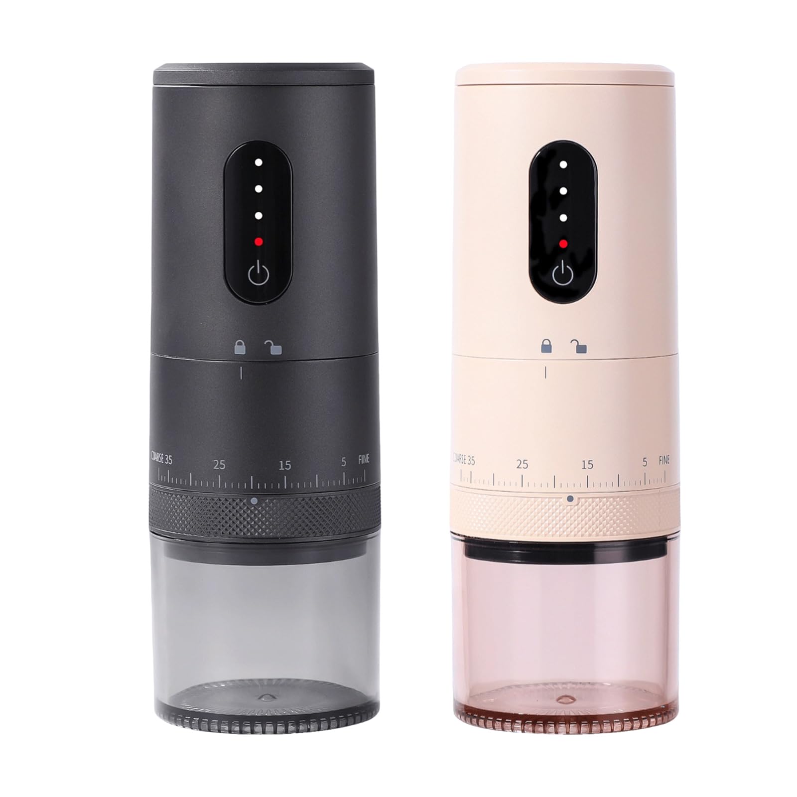 Macinacaffè Elettrico con Texture ABS per Espresso, Black