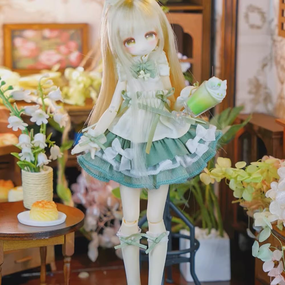 niannyyhouse BJD Blind Box Figuren, kugelgegelenkte Puppe mit Kleidung, Vier Jahreszeiten Tee Geschichte Serie, 1/8 Maßstab Sammelfigur (1ST)
