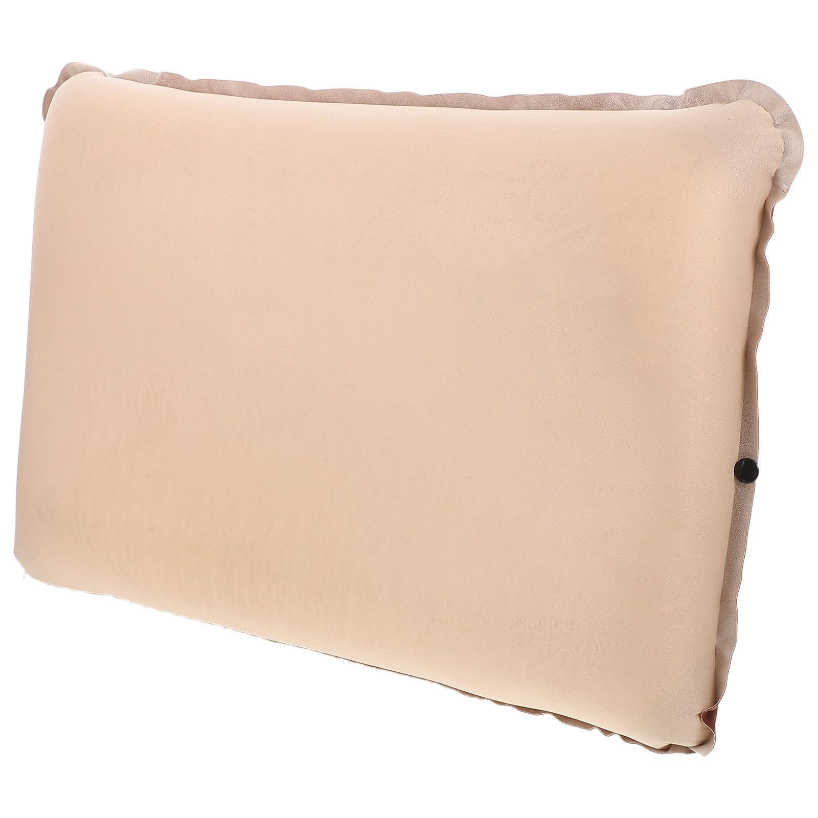 IMIKEYA Almohada de Viaje Inflable, Almohada Inflable para Senderismo, Automática, Tela Elástica, Color Caqui, para Avión y Camping