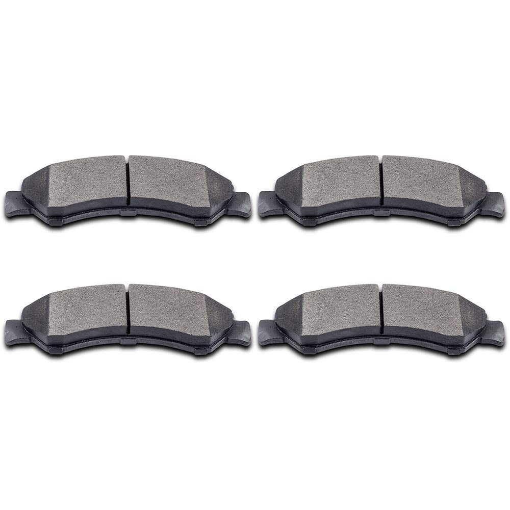 cciyu D1092 Ceramic Front Brake Pad Set Fit For Cadillac Escalade ESV,Escalade EXT,For Chevy Avalanche,Silverado,1500 Classic,Suburban,1500,Tahoe,For GMC Sierra,1500 Classic,Yukon XL,1500