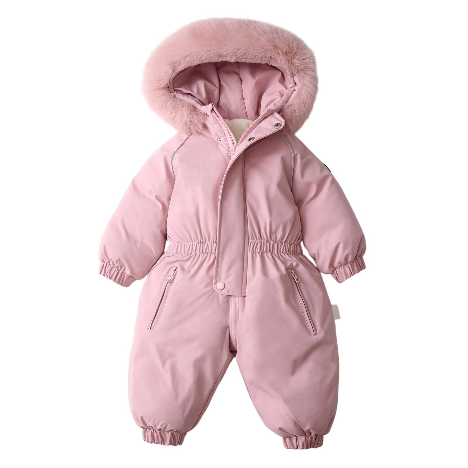Generisch Baby Spielanzug Schlafanzug, Baby MäDchen Jungen Kaninchen Kleidung Schneeanzug Overall Kapuzen Warm Strampler Outfits 0-18 Monate Outfits Schneeanzug Neugeborene Kleinkind Jacket Langarm