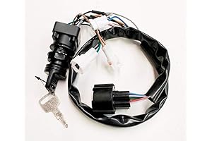 Ignition Key Switch Assembly for Suzuki Outboard Motors (37110-93J01, 37110-93J00)