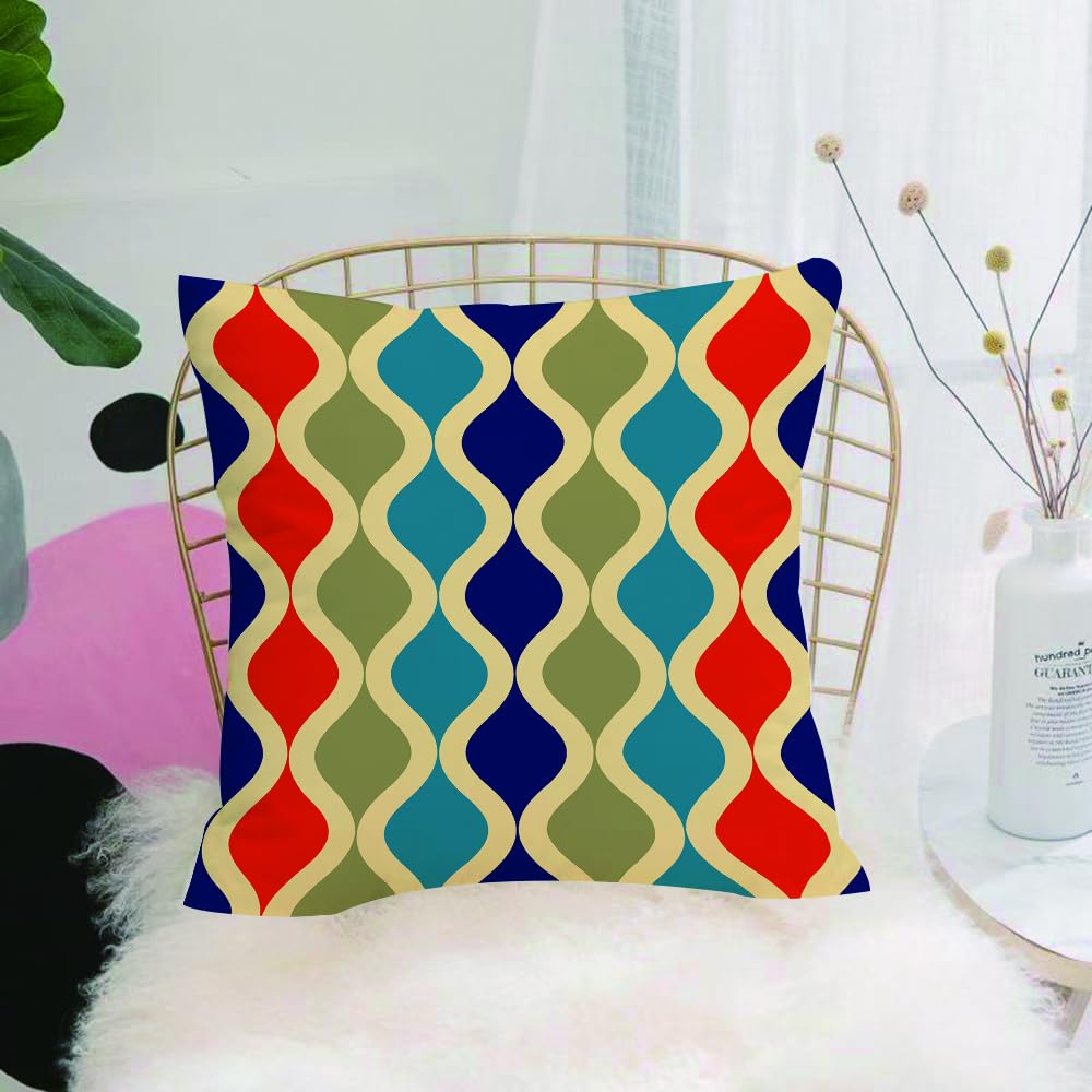 Hyosxw Retro Seamless Ornamental Pattern Vector Ill - A9 Cushion Cover,Throw Pillow Case Home Decorative For Living Room Bedroom Sofa Chair 18X18 Inch,Retro Seamless Ornamental Pattern Vector Illustration,Pillowcase 45X45cm