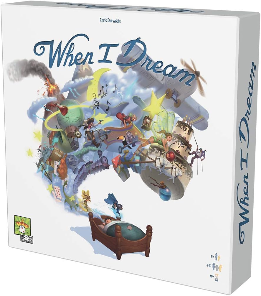 Asmodee -When I Dream-Jeu de Plateau (Repos Production RPWD0001) Version Espagnole