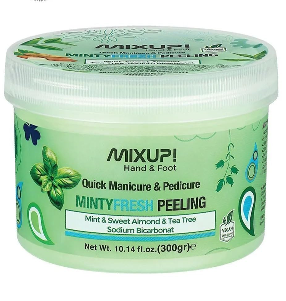 Hand & Foot - Manikür & Pedikür Arındırıcı - Besleyici - Nemlendirici Mıntyfresh Peeling 300 gr
