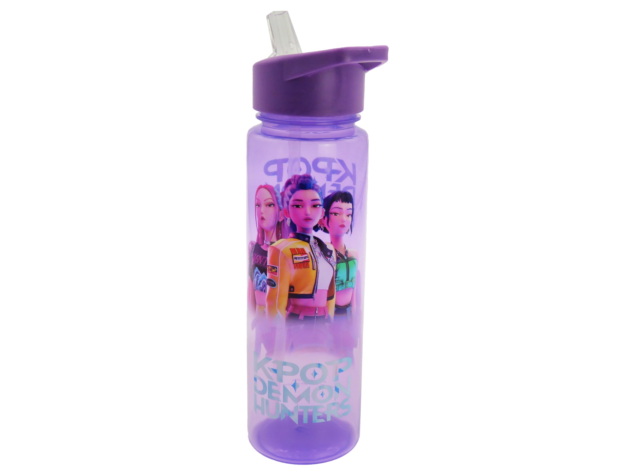 Botella De Plástico K-pop Demon Hunters Trio – 700 Ml, Libre De BPA, Tapa Hermética, Con Arte Oficial Del Trío – Ideal Para Fans Y Fitness