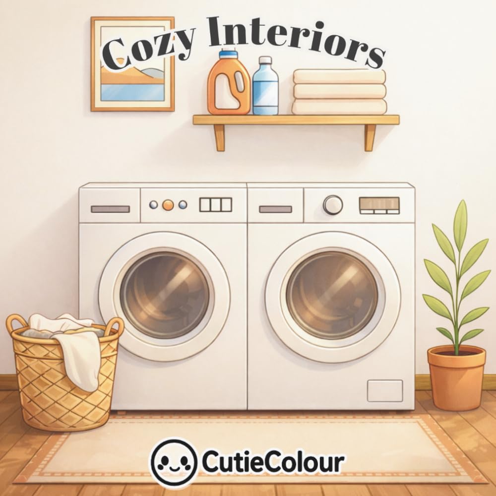 Cozy Interiors: A Teen and Adult Coloring Book for Relaxation & Comfort Featuring Warm, Inviting Home Interiors Inspired by The Timeless Comfort of Hygge Living
