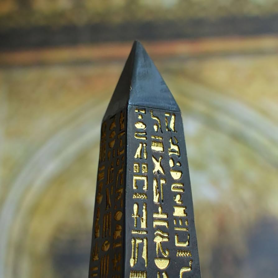 エジプト風オベリスク 緑色 約30cm エジプト風オベリスク 緑色 約30cm