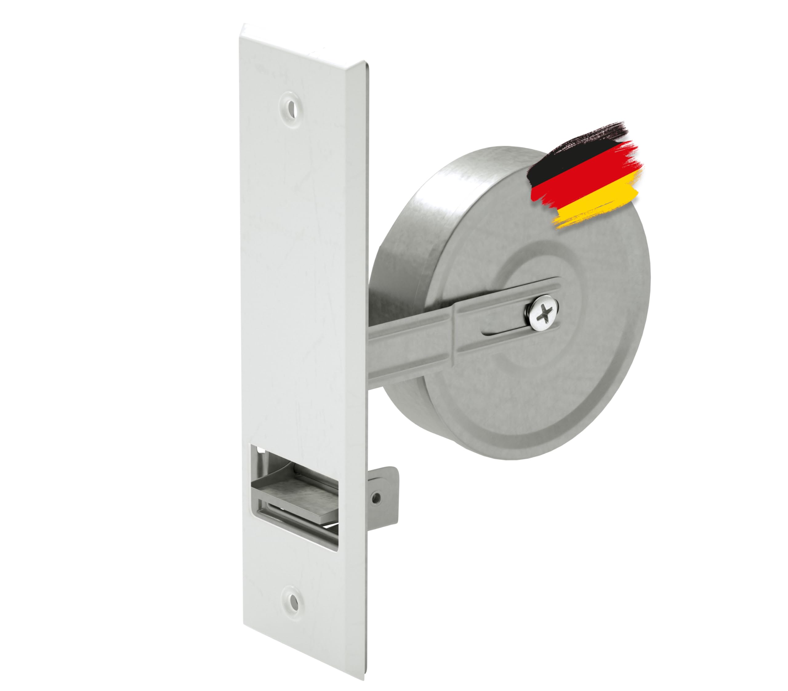 BAUHELD® Avvolgitore per tapparelle da incasso [Made in Germany] - Avvolgitore massimo per cinghia di tapparella in acciaio - Per cinghia di tapparella da 23mm [senza cinghia] - Avvolgitore per