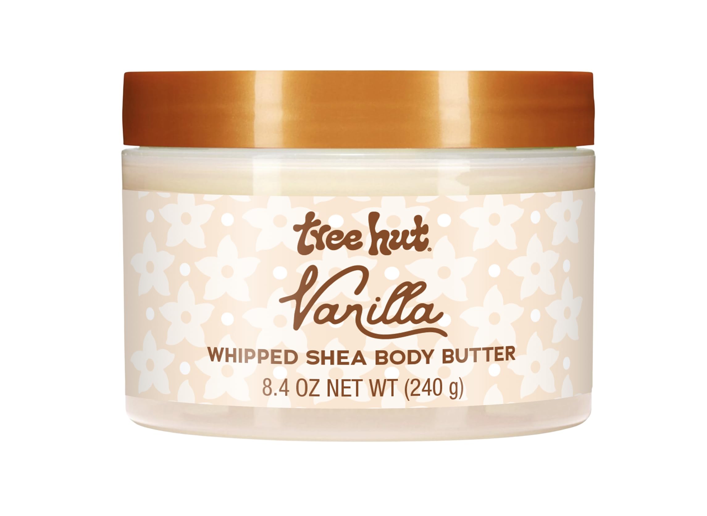 Tree Hut Vanilla Whipped Shea Body Butter | Long-lasting Hydration Leaves Skin Feeling Soft & Moisturized | Lightweight | Nourishing Essential Body Care | 8.4 fl oz.