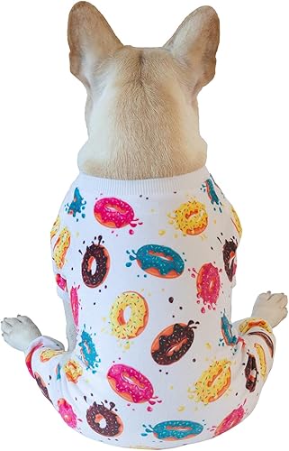 Miniatura 4 de CuteBone Pijama para perro, pijama para gato, ropa para perro, overol para mascotas, pijama P180XS