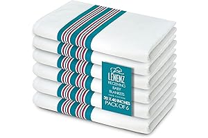 6-Pack Soft Cotton Receiving Blankets