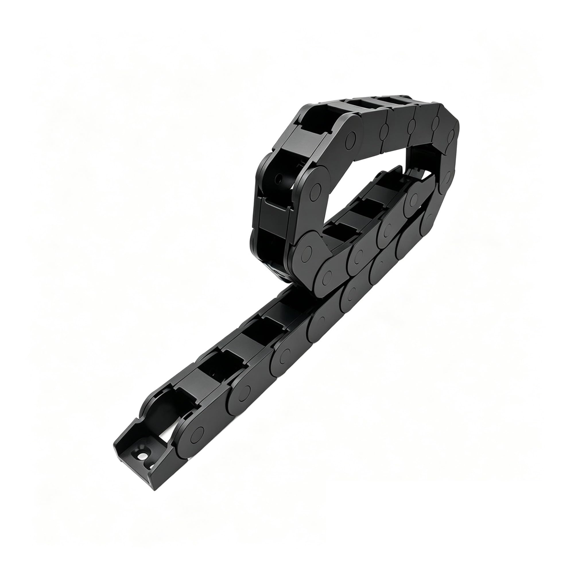 Chaîne de traînage câble, série 25, support fil en plastique 25x25mm 25x38mm