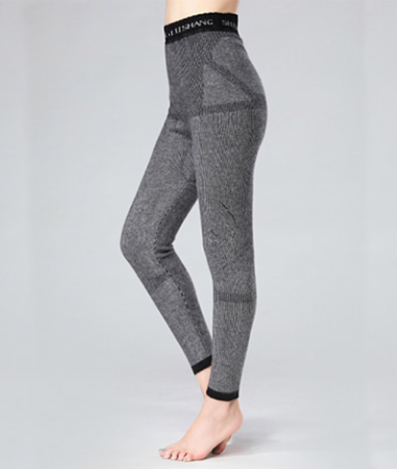 HNVAVQ Intimo Termico da Donna,Leggings 100% Cashmere, Pantaloni Termici,Collant Caldi