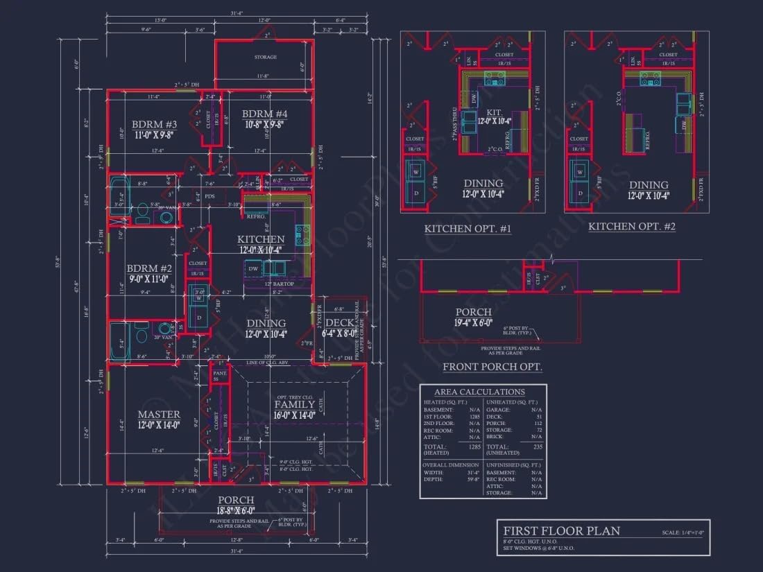 10-1037 House Plan - Traditional Cottage Home Plan - 2-Bed, 1-Bath, 950 SF