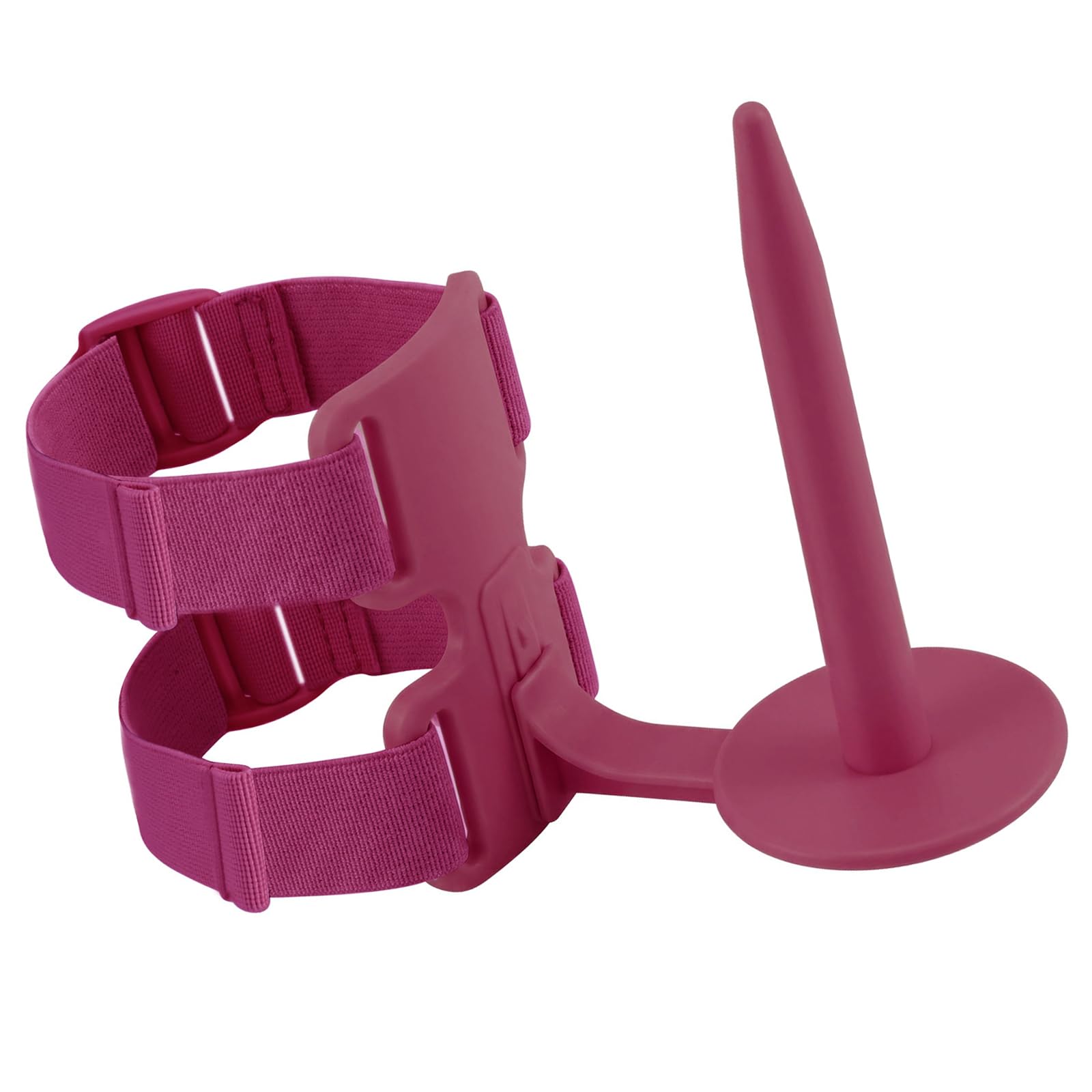 SHINLHUA Mounted Yarn Stand, Wearable Holder with Upright Spool Post for Hand Knitting and Crochet Project Wearable Yarn Spool Holder Arm Mounted Knitting Helper Crochet Guide Studio Home Tool