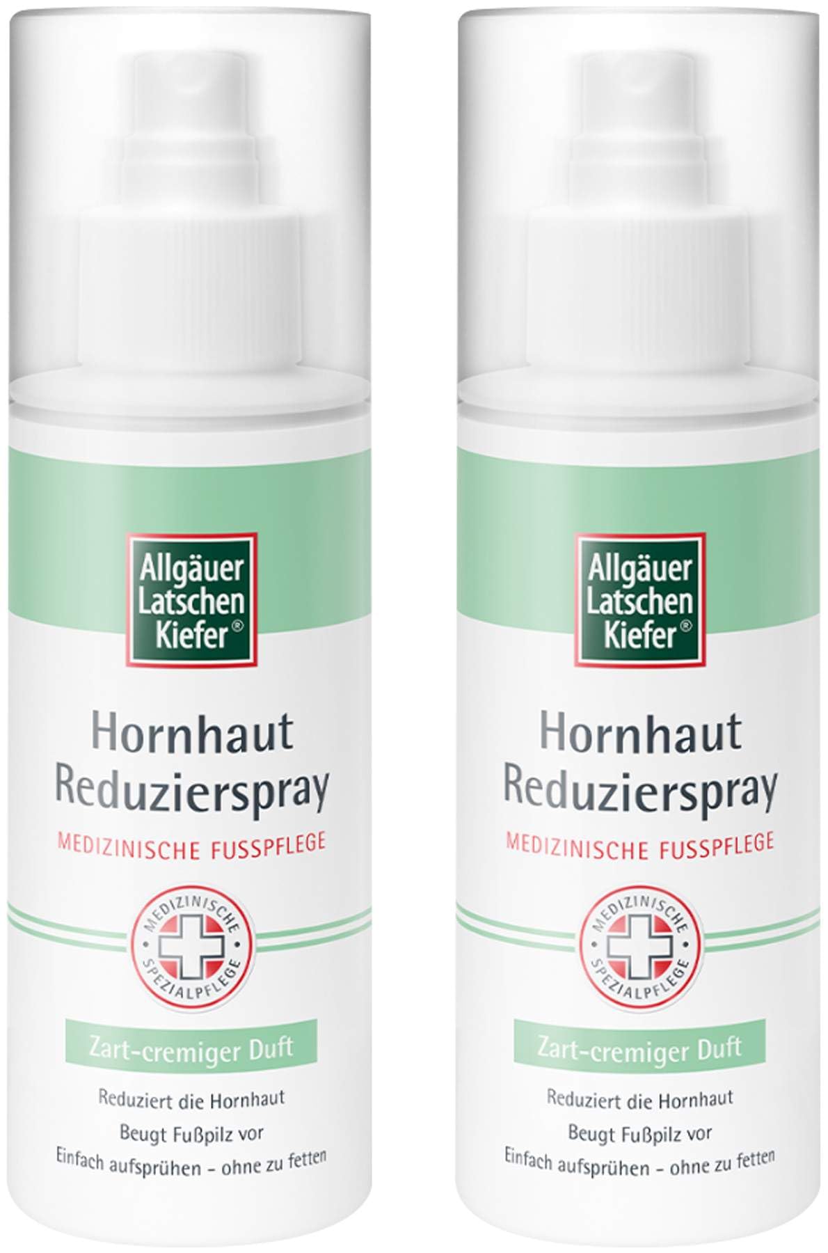 Hornhaut Reduzierspray – medizinische Fußpflege – Allgäuer Latschenkiefer – 2 x 150 ml