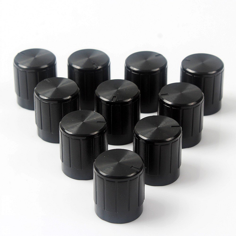 Isali 10PCS Potentiometer Plastic Knob 1416MM