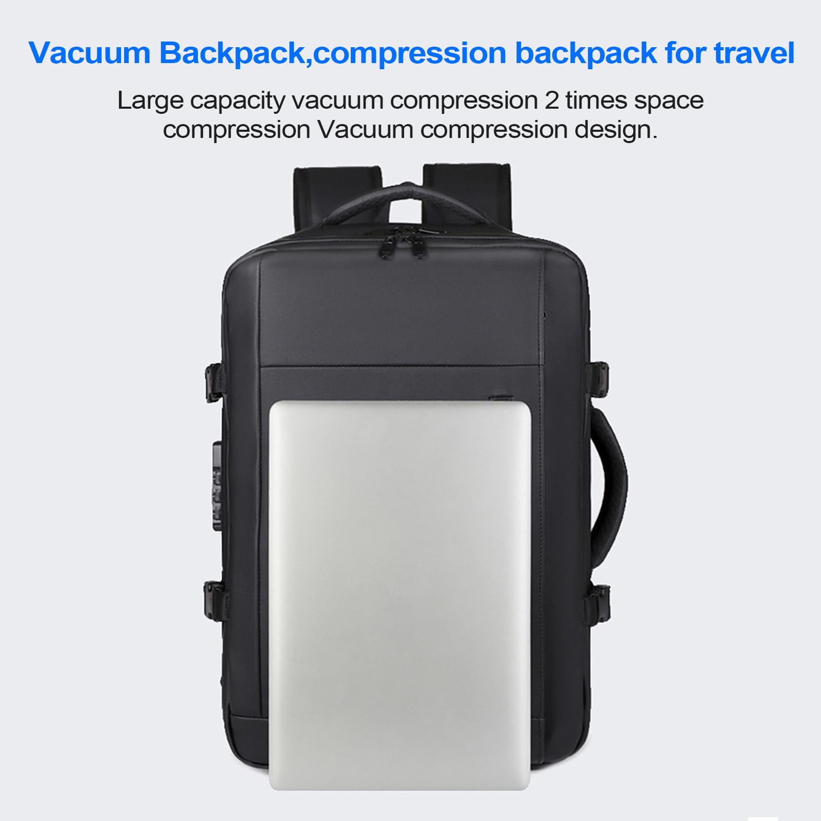 Vakuum-Rucksack Für Reisen Wasserdicht Ergonomisch Großes Fassungsvermögen | Große Kapazität Vakuum-Kompressionsbeutel für Reisen, Outdoor, Camping, Wandern, Pendeln, Alltag, Freiz