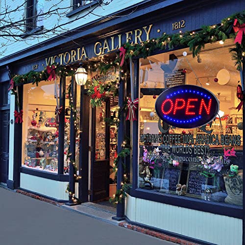 kebe led open sign 1934x1034 bright high visibility advertisement board electric display sign flashing light for business walls window shop bar hotel two modes