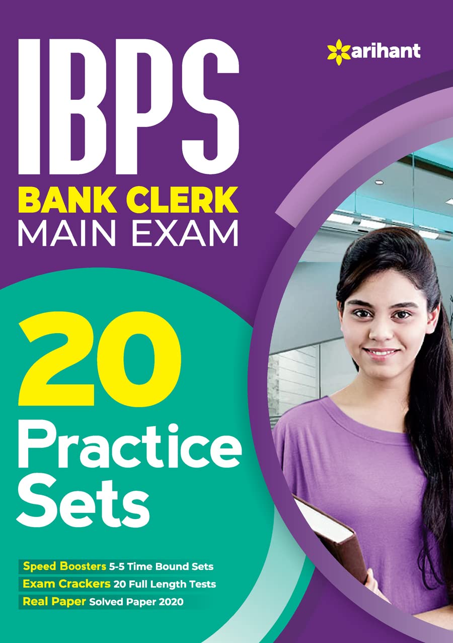 20 Practice Sets IBPS Bank Clerk Main Exam 2021 (Old Edition)