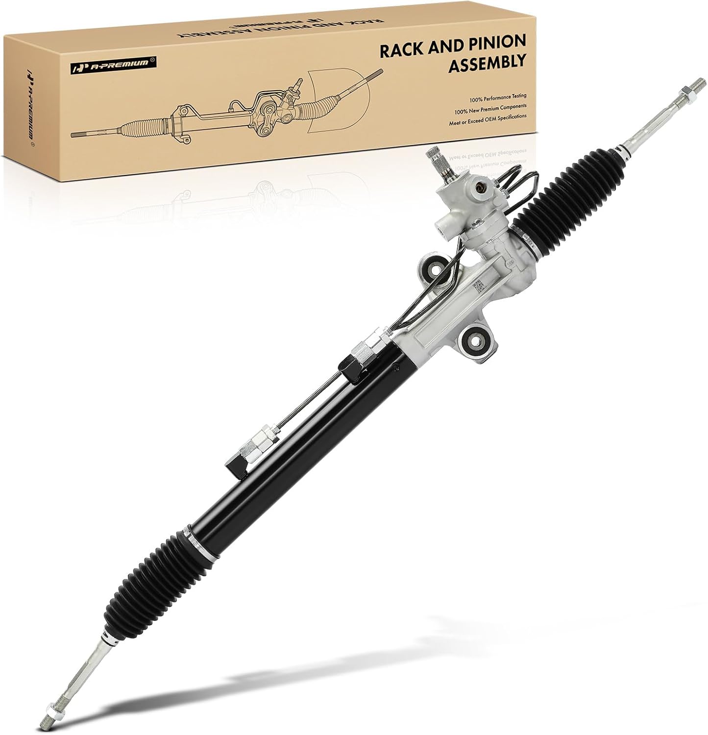 A-Premium - Hydraulic Power Steering Rack and Pinion Compatible with Acura MDX 2007-2013, Replace# 53601STXA025