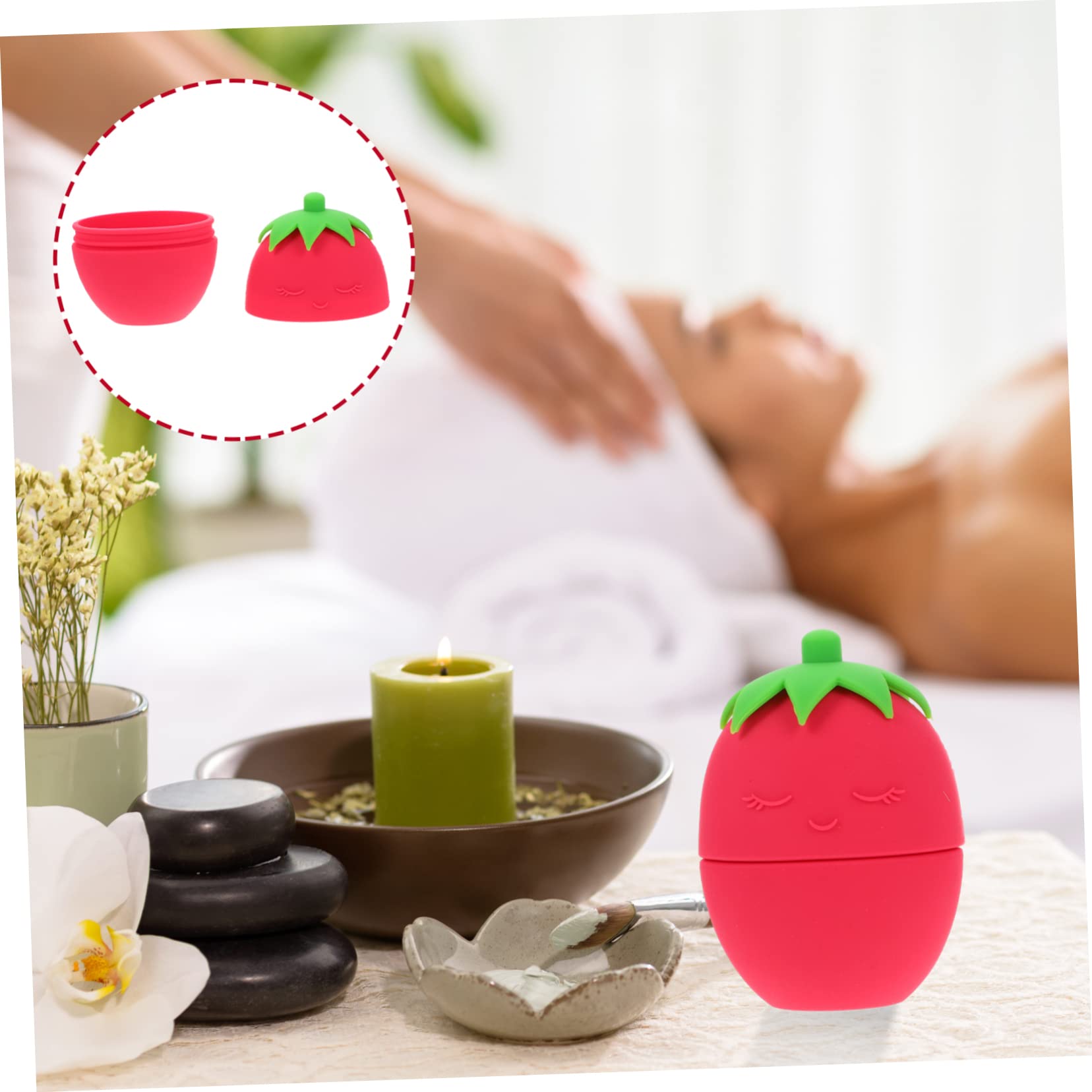 MAGICLULU 4 Stücke Erfrischende Gesichts Ice Roller Für Gesicht Silikon Ice Roller Hautpflege Eye Roller