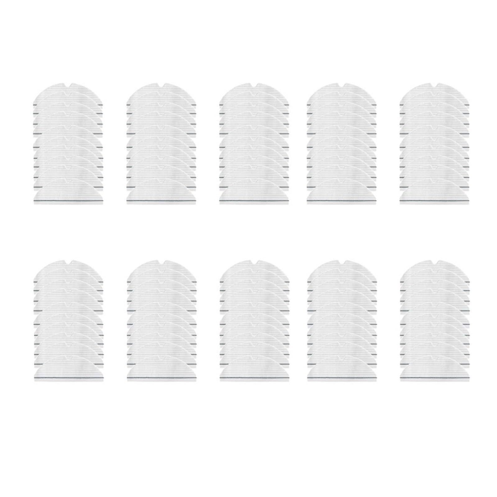 Paño De Fregona Desechable, Compatible con Roborock, S50 S53 S54/S6/S6 Maxv/S6 Pure/S5/S5 Max/E35/E2/E4, Piezas De Aspiradora Robot(100pcs)