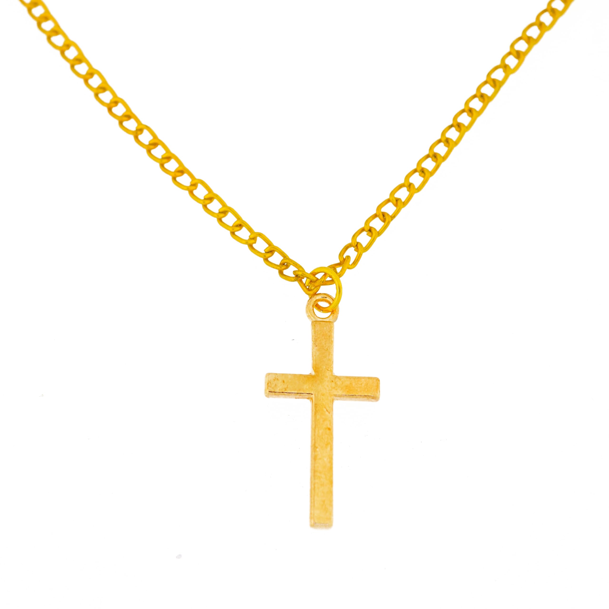 See full amazon price history chart for INTERSTELLAR Brass And Copper Gold Plated Cross Pendant Necklace for Women with Adjustable Linked Chain, 44 cm Gold Colour INTERSTELLAR Brass And Copper Gold Plated Cross Pendant Necklace for Women with Adjustable Linked Chain, 44 cm Gold Colour (B0DH8GVJL7) Amazon Price History, Amazon Price Tracker
