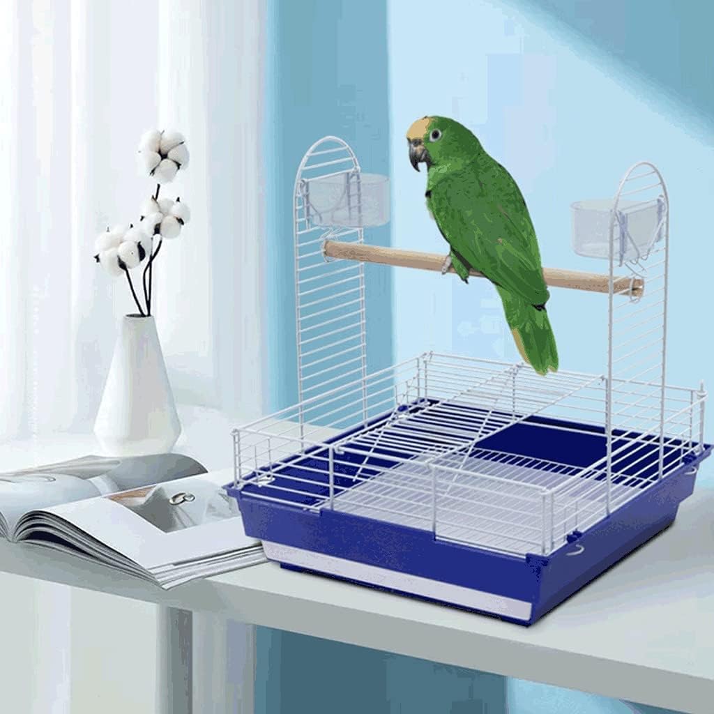 Bird Cage Portable Metal Bird Cage Bird Playground Play Stand with Rolling Cage Feeder and Tray Bird Carriers for Home Birdcage Novel Design