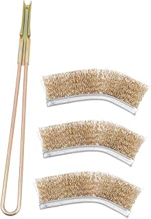 Kisangel 1set Bird Cage Cleaning Brush Wire Bristles for Deep Cleaning for Removing Bird Droppings Reptile Cages and Guinea Pig Habitats Pet Supplies Accessory