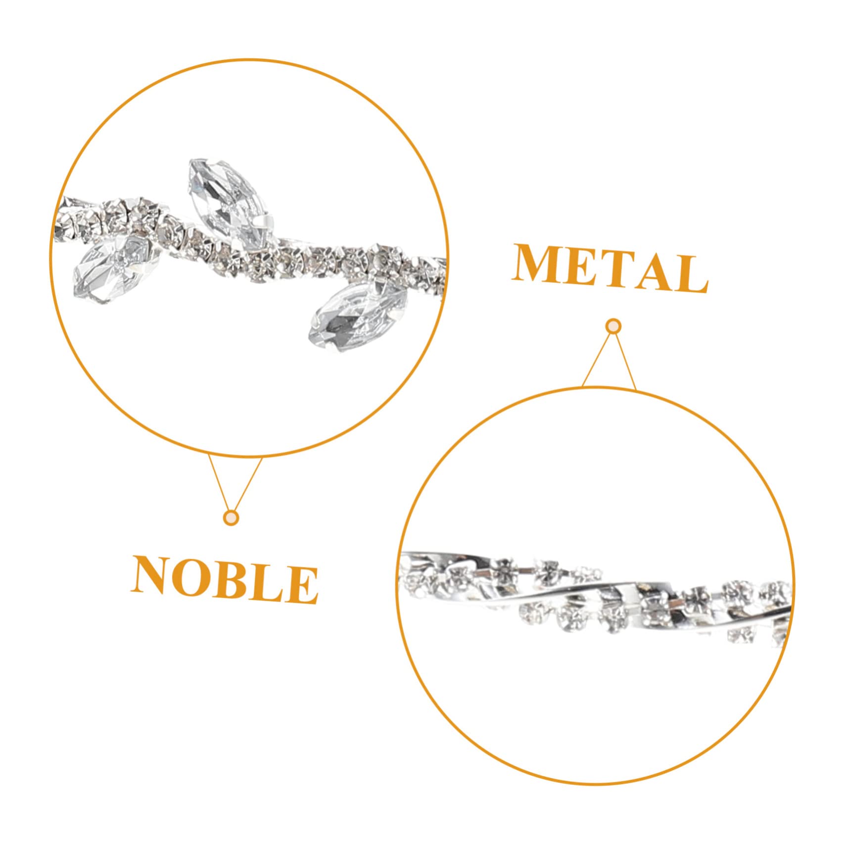 Healeved 16piezas Diadema De Novia Perlas y Rhinestones Accesorios Para Boda y Fiesta Para Damas De Honor y Celebraciones Elegantes
