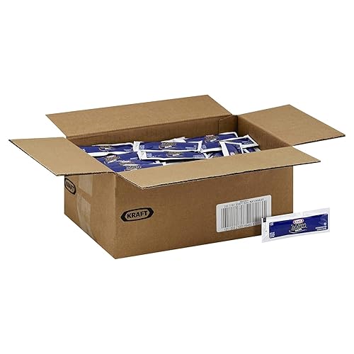 Miniatura 7 de Bag-n-Dash 200 paquetes de condimentos Kraft Real Mayo - Paquetes de una sola porción de Mayo con clip CMC Products - Perfecto para almuerzos en