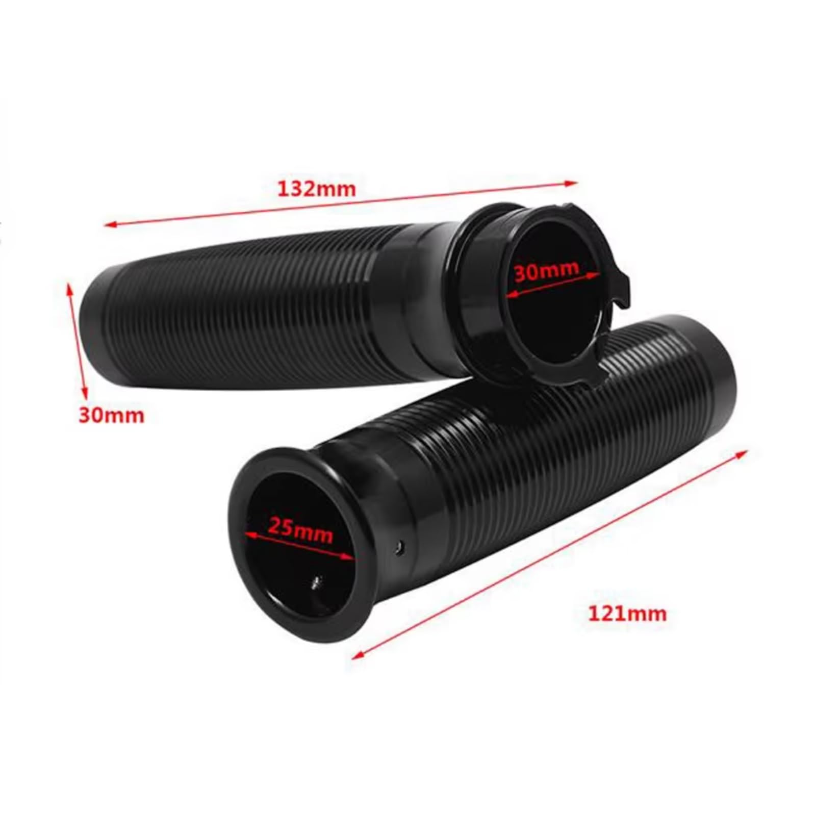 Per Sportster Coprimanubrio Moto Copri Impugnature Manopola moto | Coprimanubrio Moto Da 1" Manopole Manubrio Coprimanopole Comfort(Black)