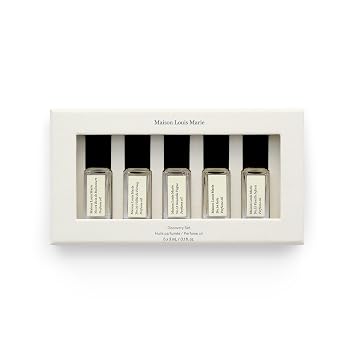Maison Louis Marie - Natural Roll-On Perfume Oil 5-Piece 2026 Discovery Set | Luxury Clean Beauty + Non-Toxic Fragrance