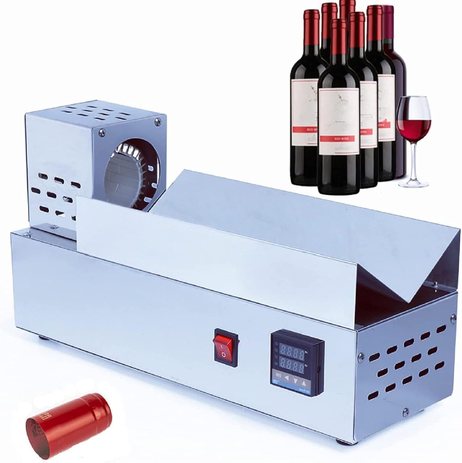 GKPLY Thermostatic Digital Display Wine Capsule Heat Shrinker, 110v