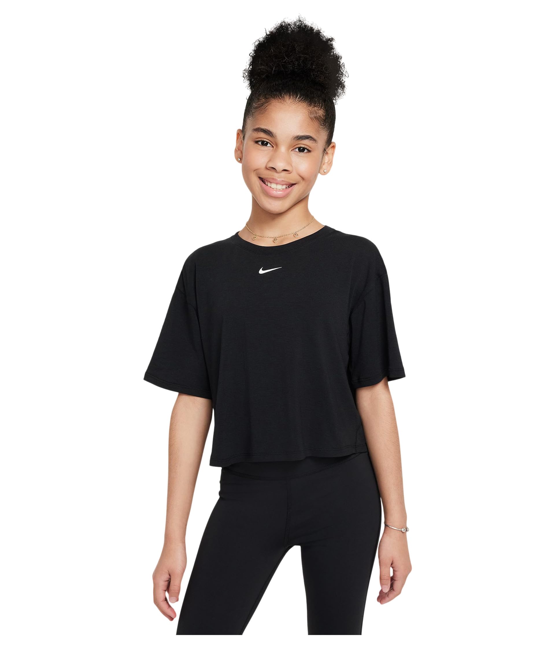 Nike Kids One Relaxed Dri-FIT Short Sleeve Top (Little Kid/Big Kid)
