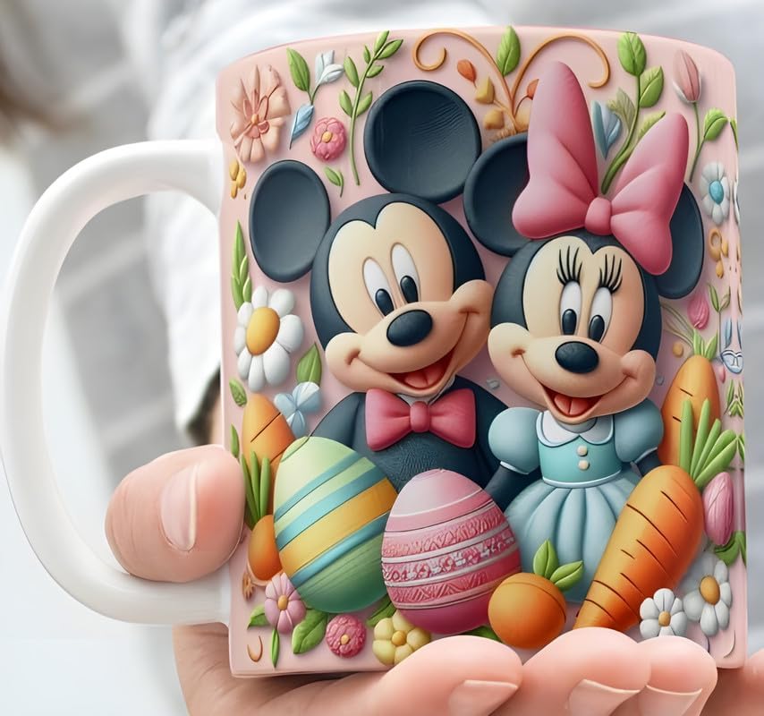 Choicecases'' Cutie Cups for Cutie Couple Lovely Cartoon Couple Printed Coffee Mug Tea Cup for Gift to Friend, Brother, Sister & Lover, Motivational Gift Mugs with Quotes 350 Ml Design_4541