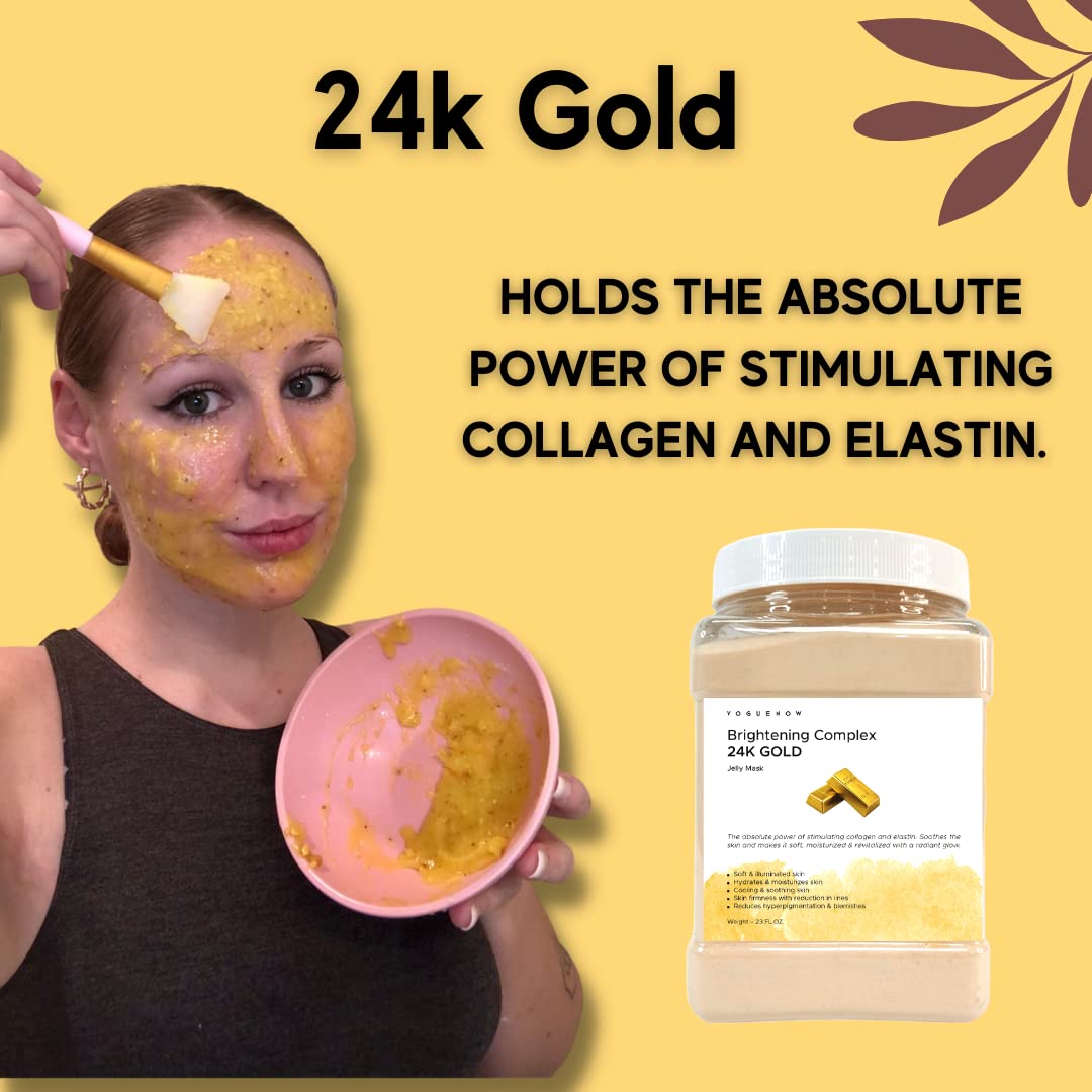 Buy Jelly Face Mask for Facials 24K Gold Hydrating, Brightening
