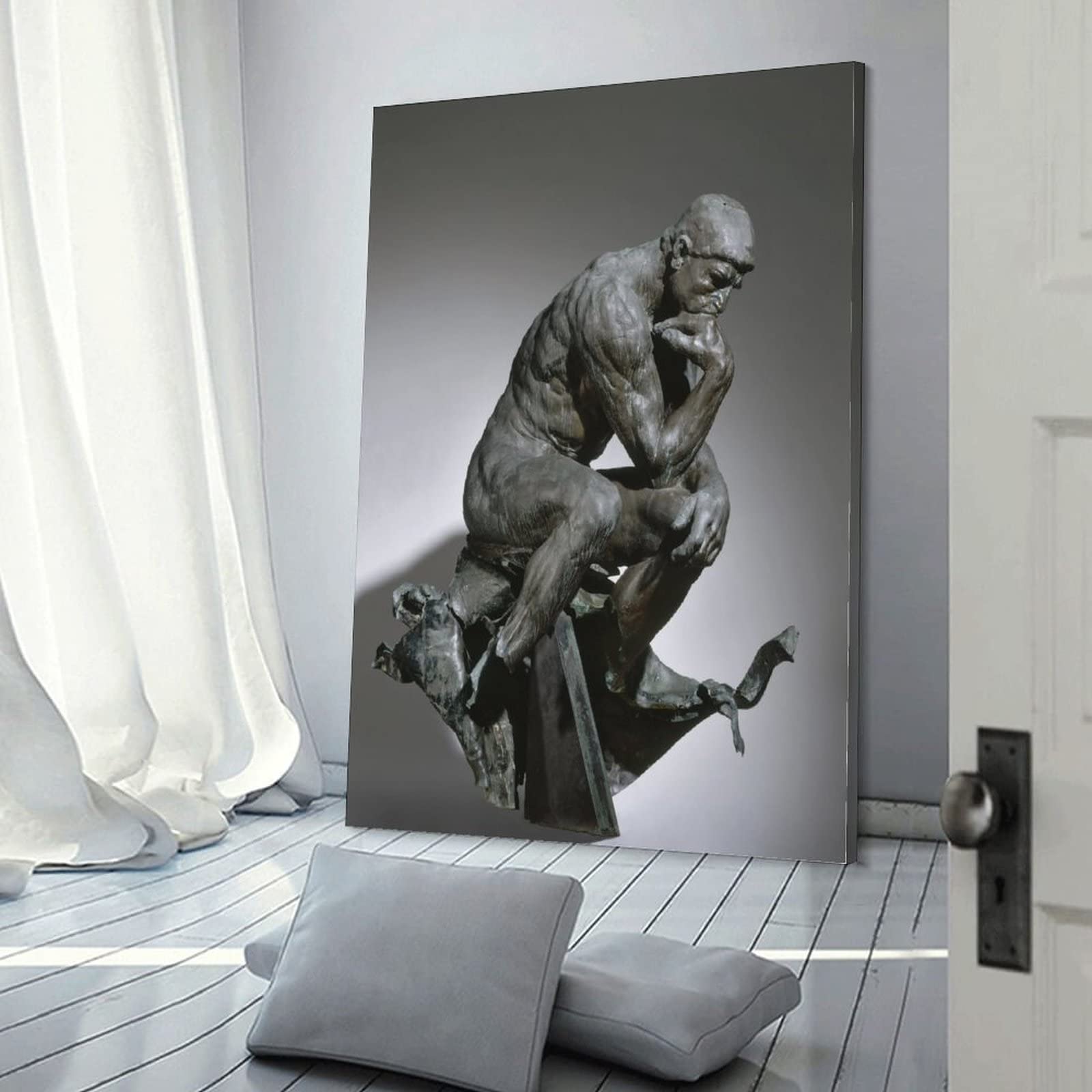 Amazon.com: Auguste Rodin - The Thinker, 1880-1881. Poster