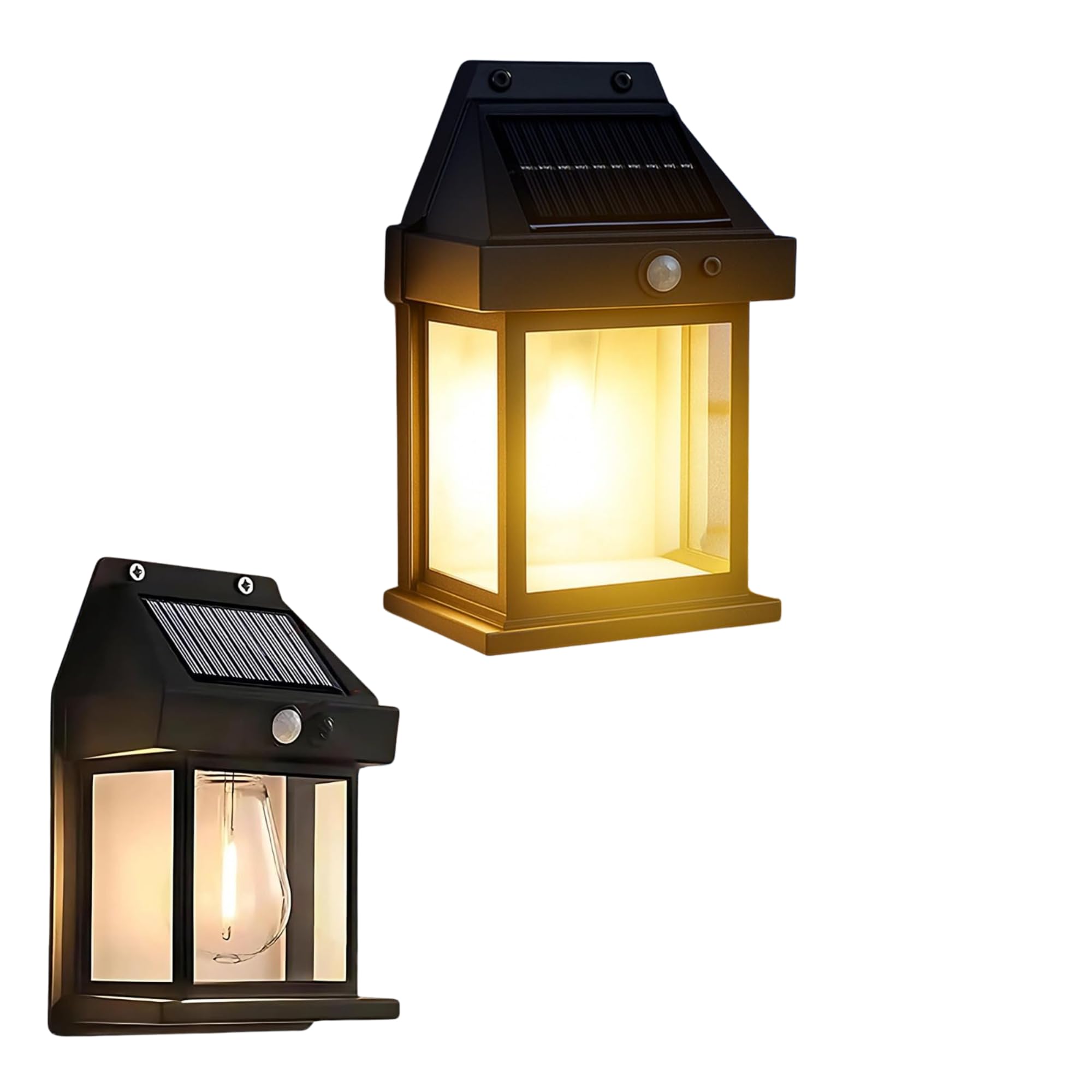 Atharved | Sun-Powered/Solar Wall Lights Outdoor Waterproof with Motion Sensor | Auto-Charge LED Sconce for Garden, Patio, Porch | Warm Yellow Light for Security & Decoration | Pack of 1-image-15