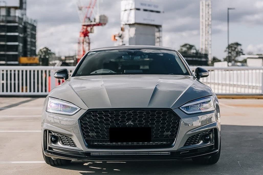 Audi RS5(F5系）純正グリル＆必要パーツ 　大幅値下げ、大特価！！！ AUDI アウディ F5 A5 S5 前期用 RSタイプ ハニカムグリル 2種類