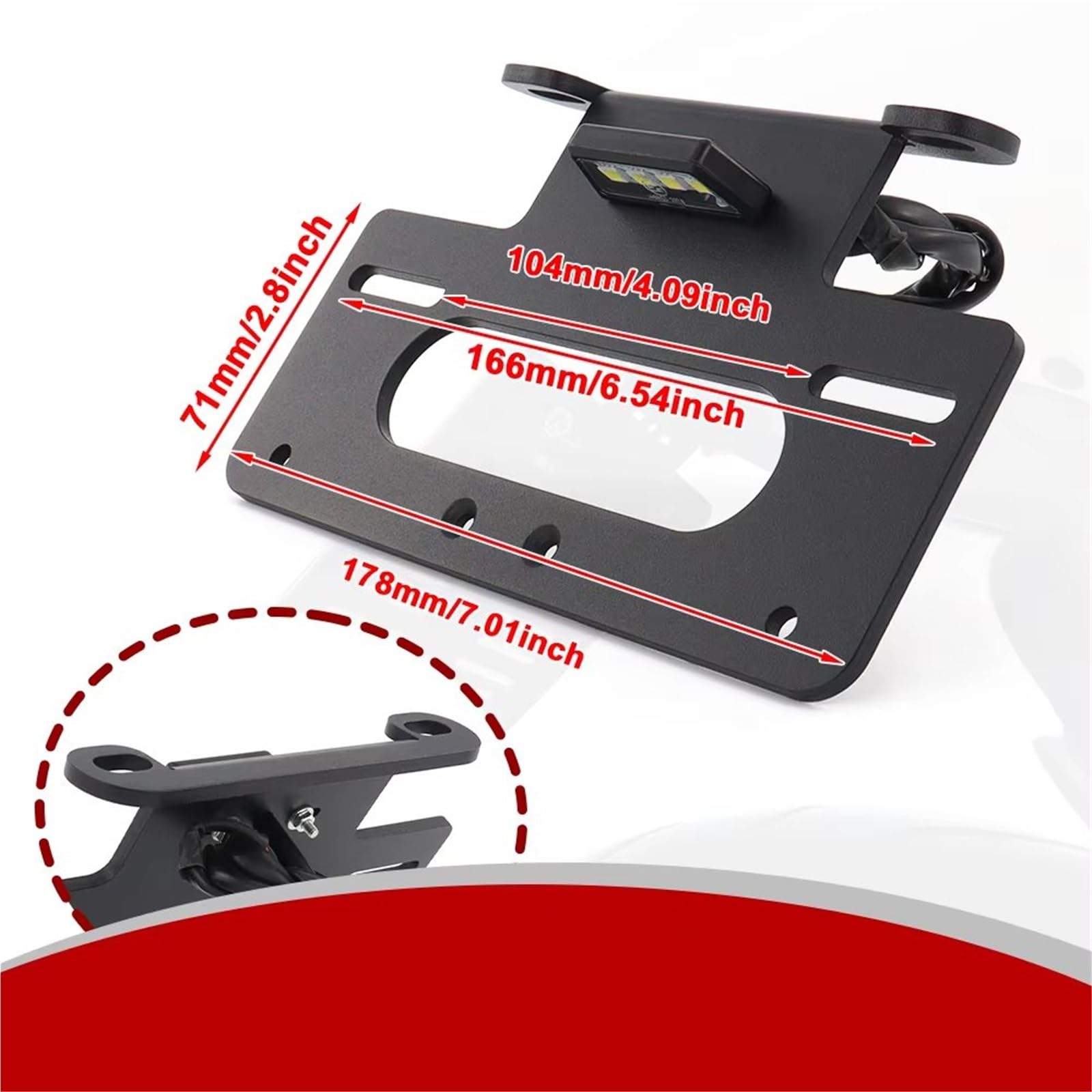 Portatarga Per Suzuki Per GSX-R600 2006-2010