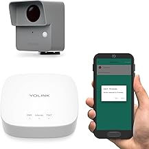 YoLink LoRa Smart Outdoor Motion Sensor, Driveway Alert, Property Invasion/Tresspassing Detector, 1/4 Mile Open Air Range, Email/SMS/Push Alerts, Alexa, IFTTT, Home Assistant (Hub Included!)