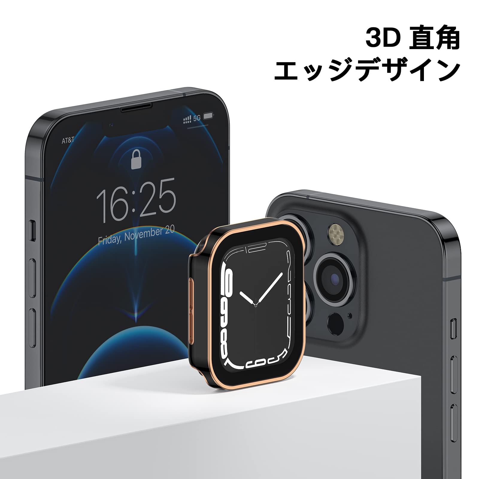 Amazon.co.jp: Singiuzoo Apple Watch 用 防水ケース 45mm 44mm